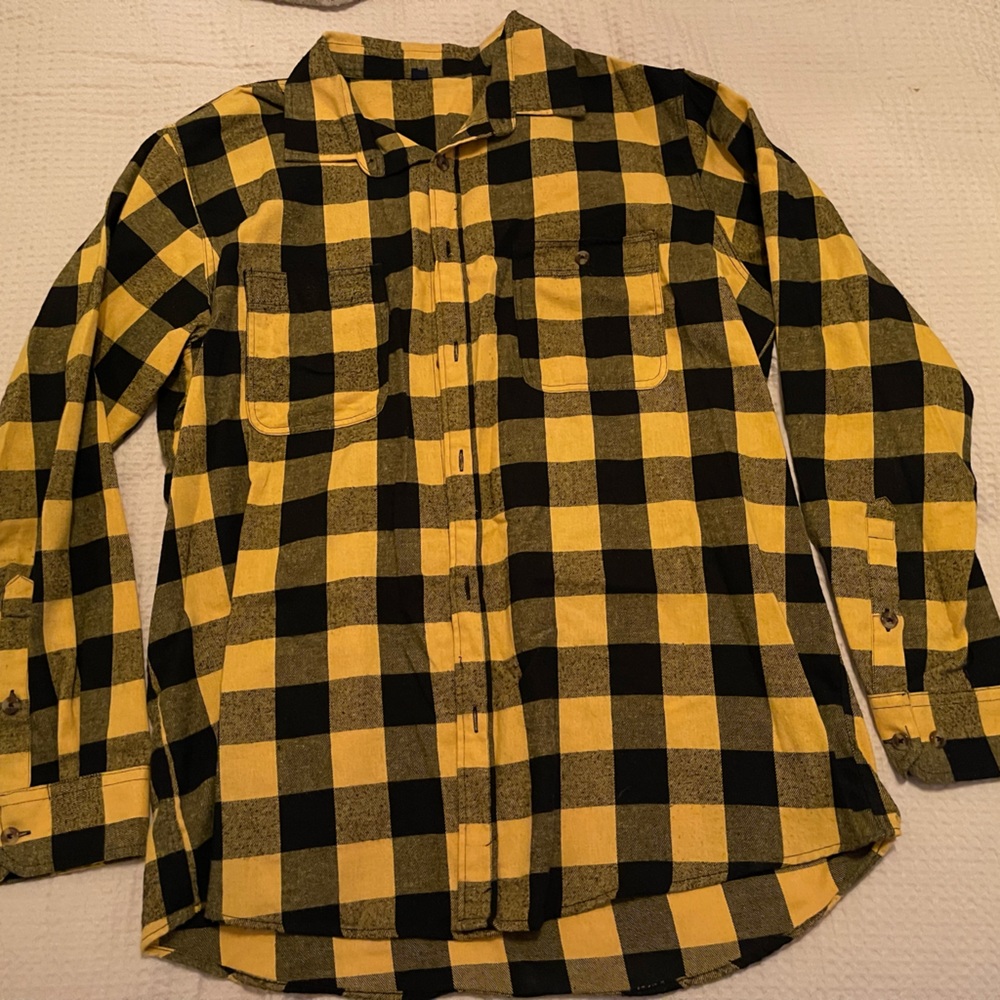 Black and Yellow Flannel